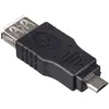 Image de Akyga AK-AD-08 cable changeur de genre USB USB type micro-B Noir (USB, 0.90 cm), Adaptateur données + vidéo, Noir