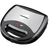 Image de Blaupunkt SMS611 Machine à croque-monsieur revêtement anti-adhésif, fonction grill, fonction toast, boîtier Cool-Touch noir, argent