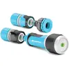 Image de Garden Lights, Raccord de tuyau + connecteur de tuyau, - JEU AVEC PISTOLET D'ARROSAGE MULTIFONCTIONS - ERGO - 1/2" (Attelage)