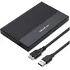 Image de Qoltec Boîtier pour disque dur SSD 2,5", SATA, USB 3.0, 2TB, Boîtier pour disques durs, Noir
