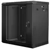 Image de Lanberg mural rack 19 démonté paquet plat 12u 600x450mm noir wf01-6412-10b