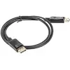 Image de Lanberg *Câble DisplayPort M/M 4K 1M black (1 m), Câble vidéo, Noir
