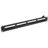 Image de Lanberg panneau de brassage 24 ports 1U cat.6A UTP, Serveur : accessoires, Noir