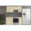 Image de Cuisine complète modulaire SARA A poser L180 cm Chêne Sonoma 5 éléments