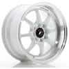 Image de Jante Alu Japan Racing Tf2 - 15 Pouces - Blanc Bord Poli