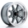Image de Jante Alu Japan Racing Jr19 - 15 Pouces - Gris Bord Poli