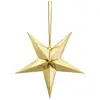 Image de Partydeco Paper star, 30cm, or (1 pkt / 1 pc.) (1 pcs)