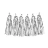 Image de Partydeco Guirlande Pompons Argent (50 pcs)