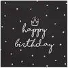 Image de Partydeco, Serviettes de table, Happy (20 pcs, 33 x 33 cm)