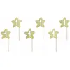 Image de Partydeco Cupcake-Toppers 1 an Gold Stars (6 pcs)