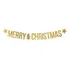 Image de Partydeco Bannière Merry Christmas, or, 10.5x150cm (1 pkt / 1 pc.) (1 pcs)