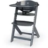 Image de Kinderkraft Chaise haute Enock, 2 en 1, Gris