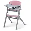 Image de Chaise haute évolutive LIVY - KINDERKRAFT - Rose - Jusqu'à 110 kg - Multifonctionnelle
