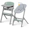 Image de KinderKraft, Chaise haute, Chaise haute LIVY avec transat CALMEE olive green (Chaise haute)
