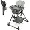 Image de KinderKraft, Chaise haute, Chaise haute Foldee grise (Chaise haute)