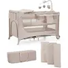 Image de KinderKraft, Lit de voyage, 3in1 Joy 2 + accessoires (73 x 129 cm)