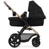 Image de Poussette 4en1 MOOV 2 Pure Black EVA WHEELS