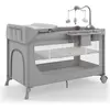 Image de KinderKraft, Lit de voyage, travel cot LEODY UP grey with accessories