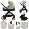 Image de KinderKraft, Poussette, multifunctional pram 3in1 VESTO 2 beige (0 Mois - 4 Années)