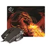 Image de Rebeltec Red Dragon - Souris - optique - 6 boutons - filaire - USB