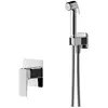 Image de Omnires, Robinet de bidet, parma - inbouw bidetkraan, met sproeier en inbouwdeel, chroom