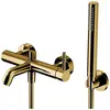 Image de Omnires, Robinetterie de salle de bains, y - badkraan met accessoires, goud