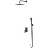 Image de Omnires, Système de douche, Parma Unterputz-Duschset mit graphitfarbenem Regenduschkopf