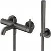 Image de Omnires, Robinetterie de salle de bains, y - badkraan met accessoires, grafiet