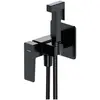 Image de Omnires, Robinet de bidet, Mitigeur bidet avec douchette Parma SYSPMBI2BL, noir mat