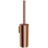 Image de Omnires, Brosse WC, modern project - toiletborstel voor wandmontage met houder, geborsteld koper