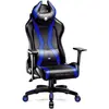 Image de Diablo Fotel Chairs X-Horn L niebieski, Chaise gaming, Bleu