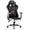 Image de X-player 2. 0 accoudoirs 3d ergonomique tissu simili cuir métal blanc noir