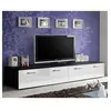 Image de Meuble tv design "duo" 200cm blanc & noir