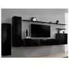 Image de Meuble tv mural design "switch i" 330cm noir