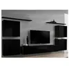 Image de Meuble tv mural design "switch iv" 320cm noir
