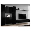 Image de Meuble tv mural design "switch vi" 330cm noir