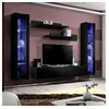Image de Meuble tv mural design "fly ii" 260cm noir
