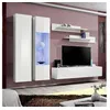 Image de Meuble tv mural design "fly v" 260cm blanc