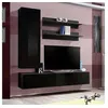 Image de Meuble tv mural design "fly i" 170cm noir