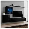 Image de Meuble tv mural design "switch xv" 250cm noir