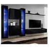 Image de Meuble tv mural design "switch xvi" 330cm noir