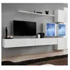 Image de Meuble tv mural design "switch xix" 310cm blanc