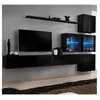 Image de Meuble tv mural design "switch xix" 310cm noir