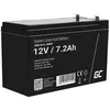 Image de green cell agm vrla 12v 7.2ah maintenance-free batterie pour the alarm system, cash register, toys