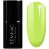 Image de Semilac, Vernis à ongles, Vernis à ongles UV hybride 604 Luminous Lemon 7ml (604 Citron lumineux, Vernis gel UV)