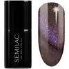 Image de Semilac, Vernis à ongles, Vernis à ongles UV 827 AI Brown 7ml (827 AI Marron, Vernis effet gel)