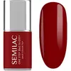 Image de Semilac, Vernis à ongles, One Step Glossy 3in1 Lakier hybrydowy do paznokci S575 Dark Red 7 ml (S575 Rouge foncé, Vernis gel UV)