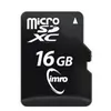 Image de Carte Mémoire Micro SDHC 16GB Class 10 imro Card Noir