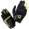 Image de Radvik, Femmes, Gants, Cutfull Gts dvira i  pir tin s Juodas-Lime XL, Noir, Jaune, (XL)