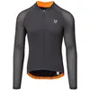 Image de Radvik, Hommes, Maillot de cyclisme, M ska koszulka z d ugim r kawem THIALFI GTS rozmiar L (L), Noir, Gris, L
